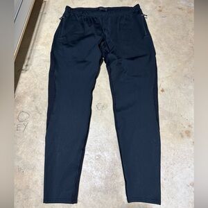 Vintage Patagonia Wind Shield Tights Pants Track Mens XL Black Zipped Pockets